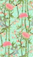 Bamboo Birds and Blossoms on Mint