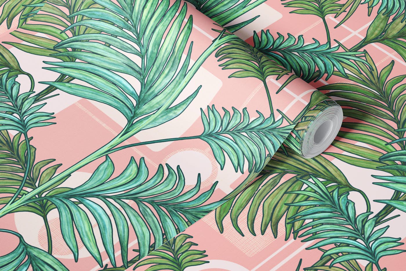 Palm Springs Flora wallpaper roll