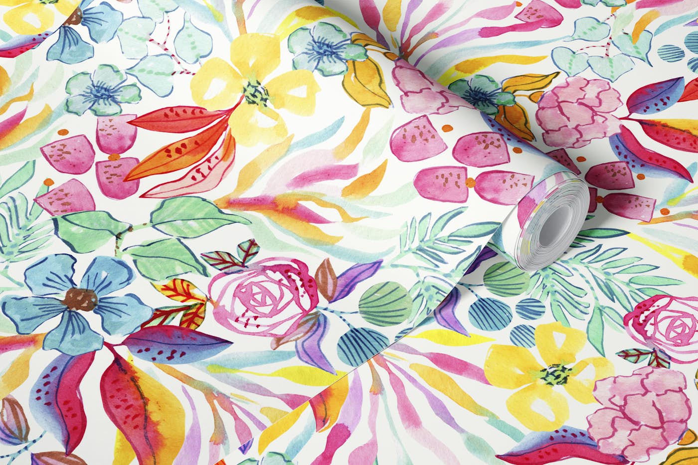 Sunny Floral Jubilee wallpaper roll