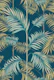 Palm Springs Flora gold turquoise