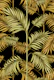 Palm Springs Flora Black gold