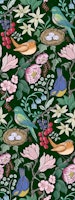 Chirping Blooms Design papiers peint