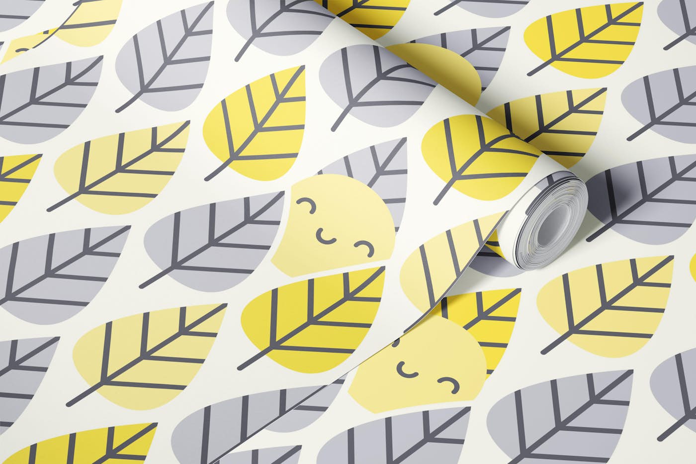 Happy Leafy Vibes wallpaper roll