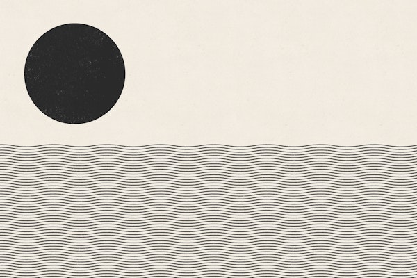 Ocean Waves Blockprint