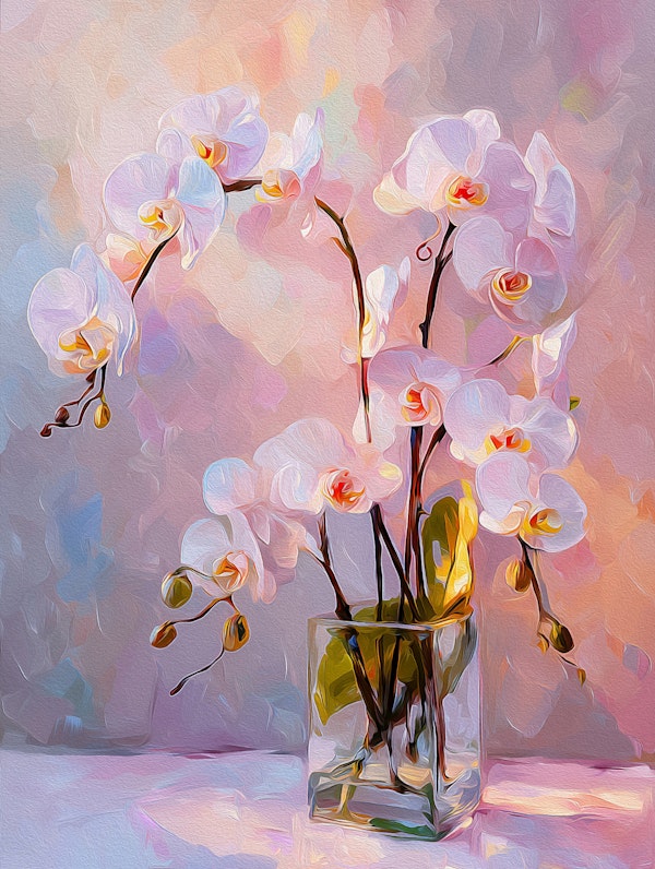 Serene Orchid Composition
