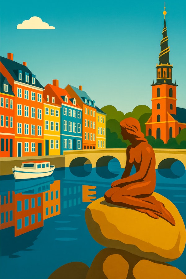 Mermaid by the Canal