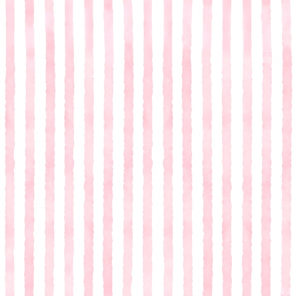 Hand-Painted Pink Stripes