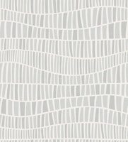 wavy mosaic - monochrome stone grey papiers peint