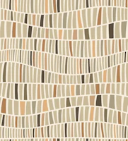 wavy mosaic - earth tones tapete