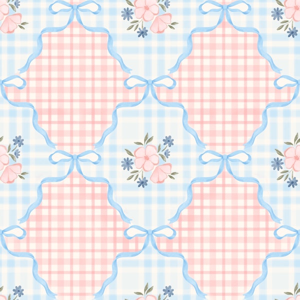 Grandmillenial Gingham Pattern