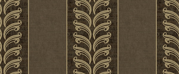 Stripes classic ornaments L – brown & beige