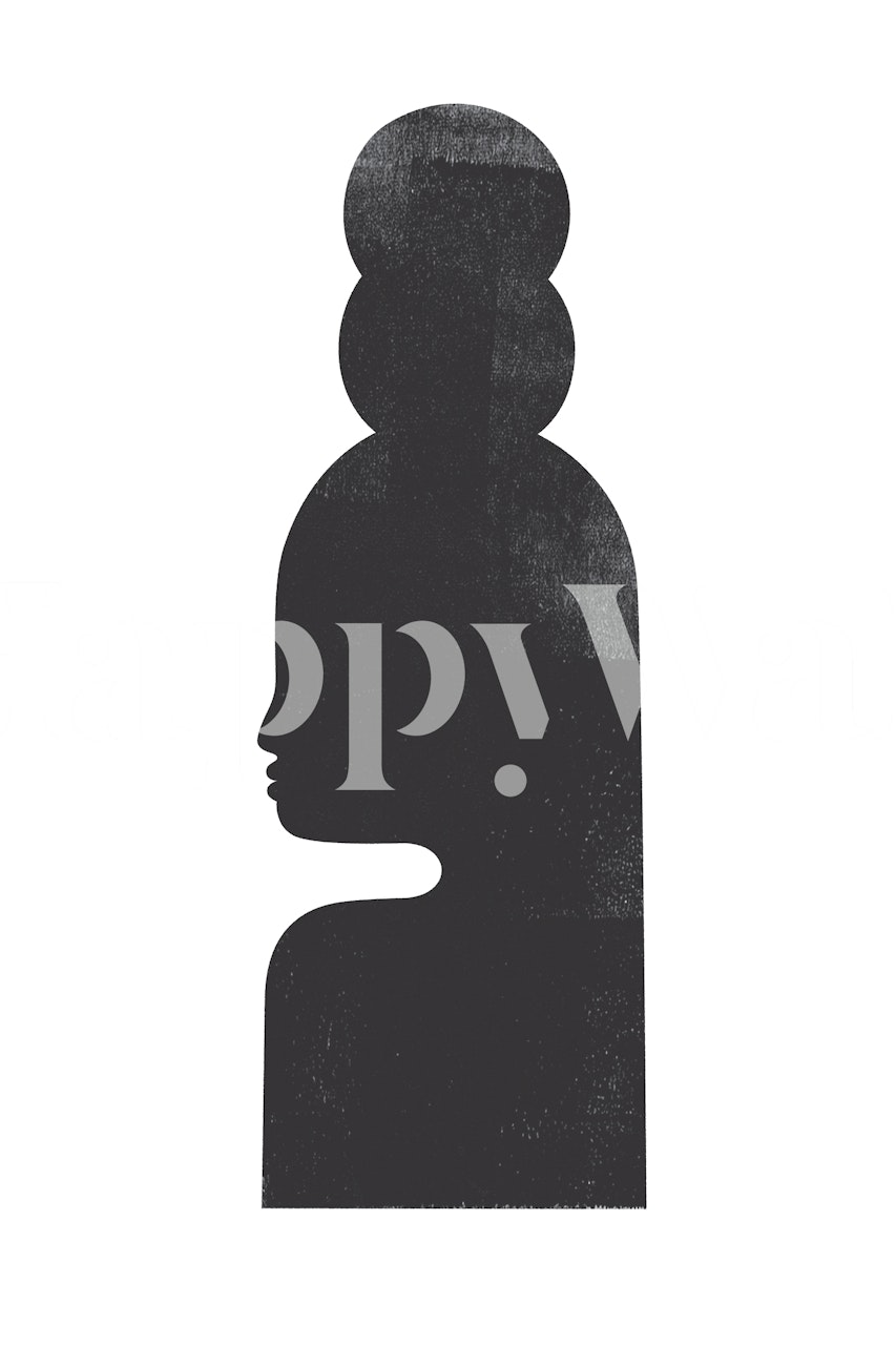 Totem Pole Woman 2 wallpaper in a room