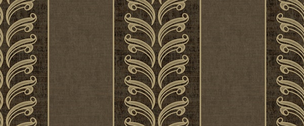 Stripes classic ornaments M – brown & beige