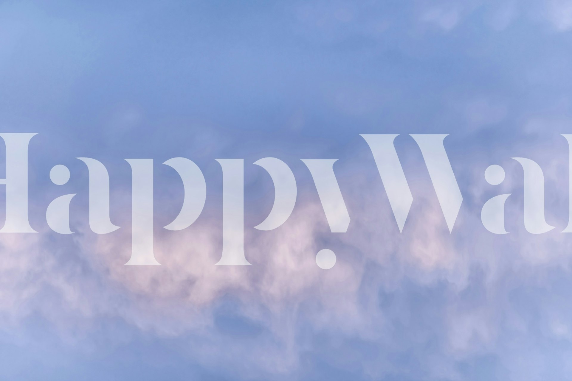 Cloudscape 2 wallpaper in a room