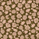Floral Rose Garden Etching – Brown & Pink