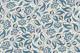 paisley folk floral - monochrome blue