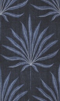 Bohemian Texture Coastal Palm Frond Navy Blue ταπετσαρία
