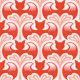 Retro Halloween Bats Silhouettes - Pink Red