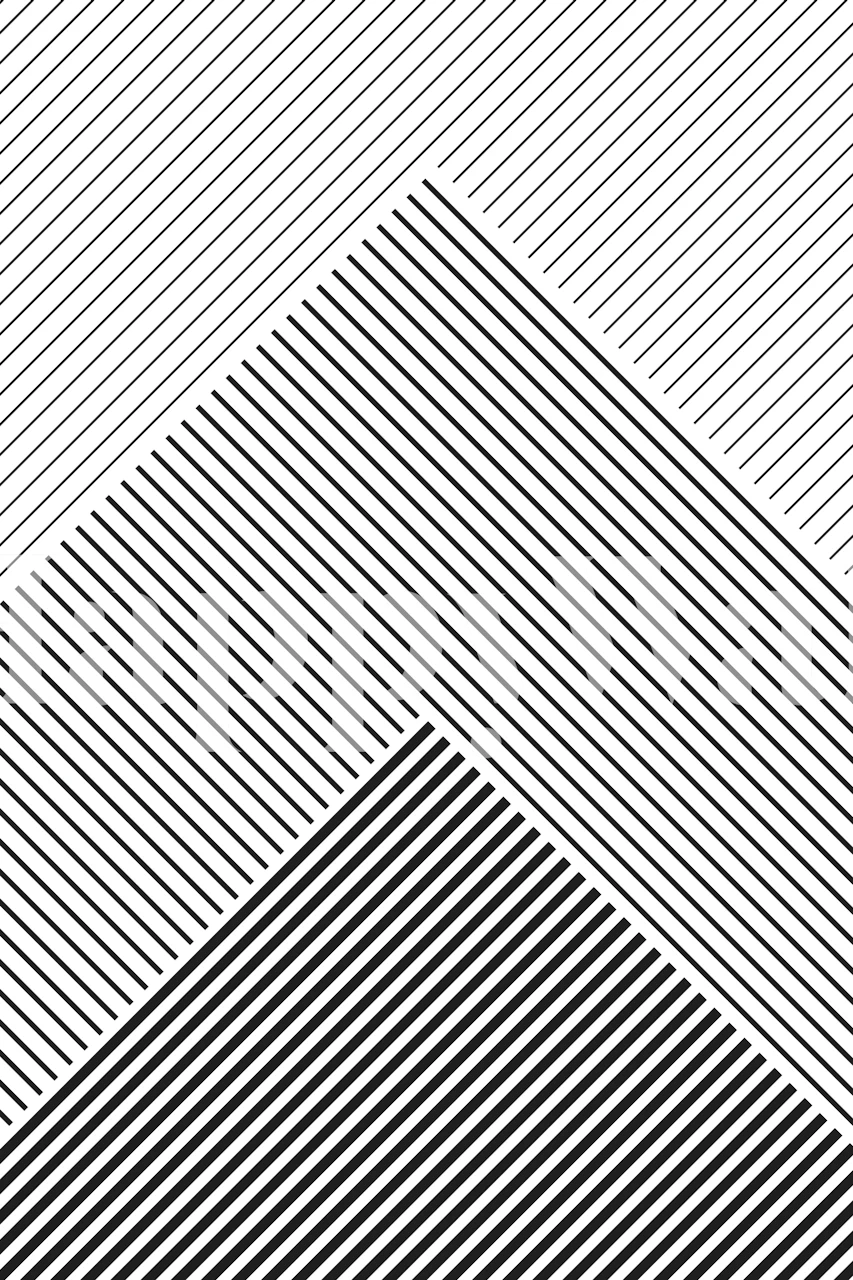 Black and white diagonal striped pattern wallpaper