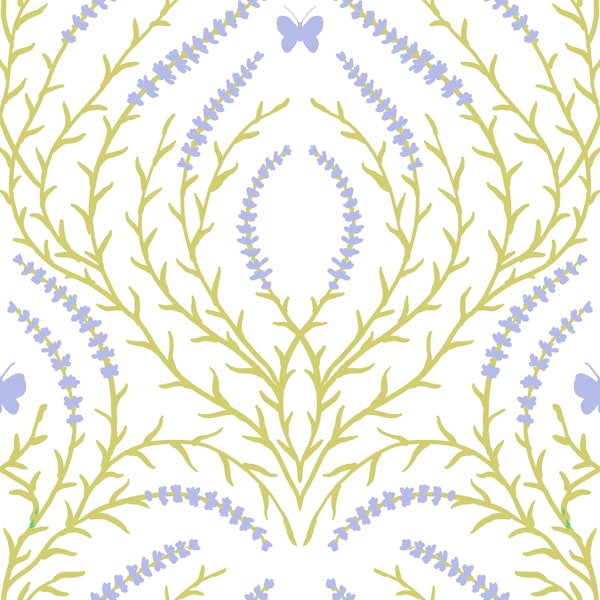 Lavender and butterflies
