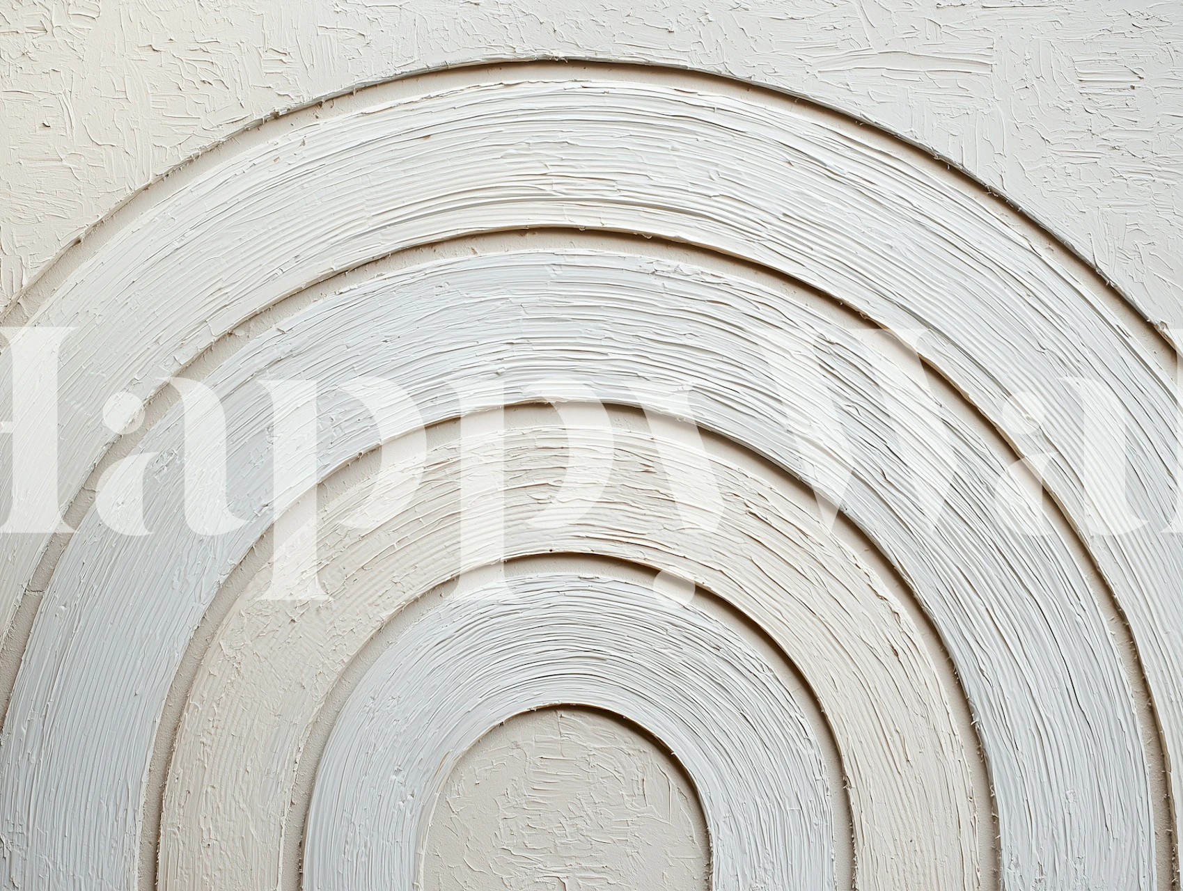 Textured Creamy Arches tapeta v místnosti