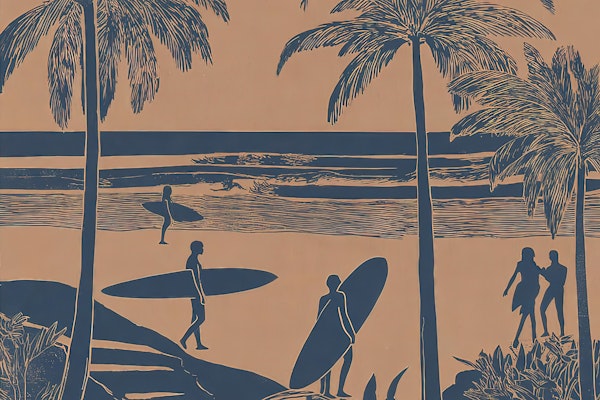 Coastal Surfer Vibes