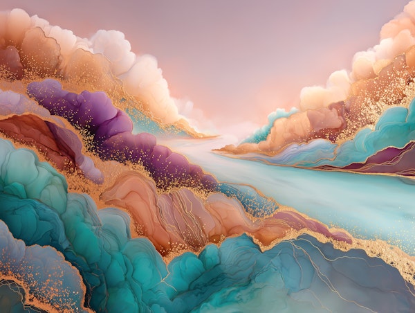 Dreamy Pastel Landscapes