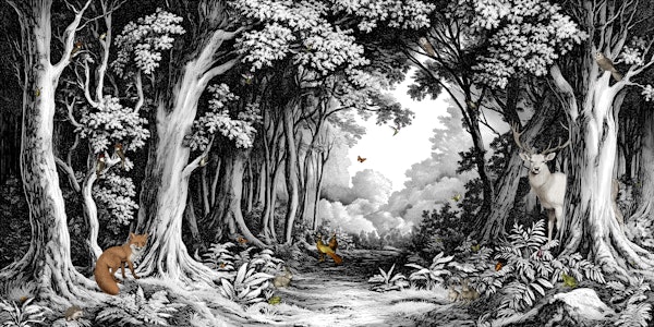 Into the Forest - Black and White