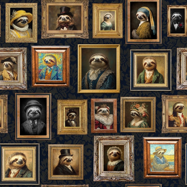 Historic Whimsical Sloth Gallery