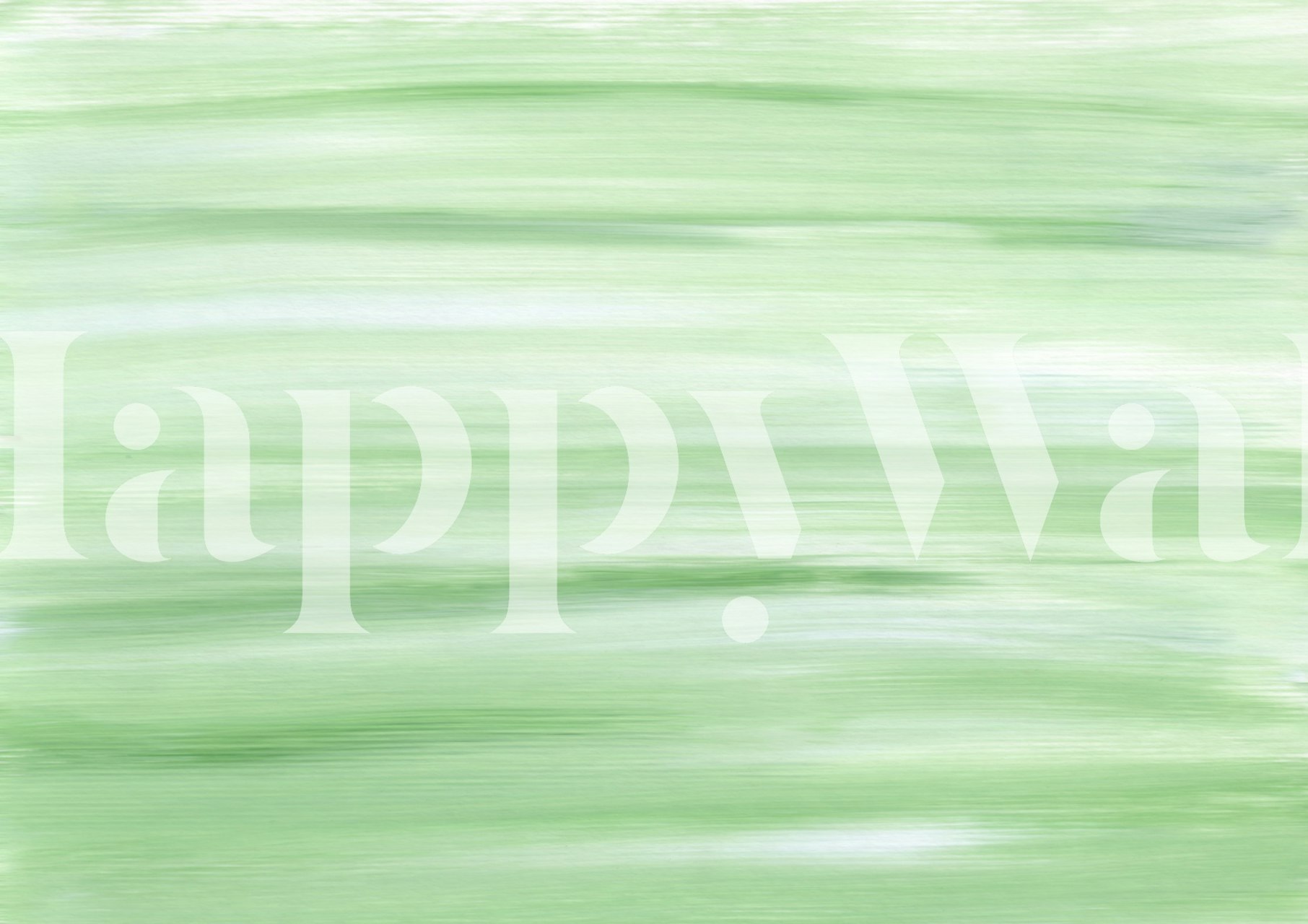 Soft Green Haze wallpaper displayed in a room