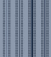 Elegant Classical Stripes Navy Grey tapete