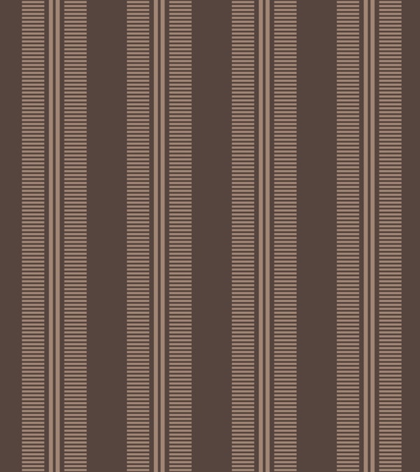 Elegant Classical Retro Stripes Brown