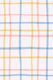 Organic colourful check - blue yellow cream