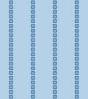 Vertical Retro Flowers Stripes Light Blue behang