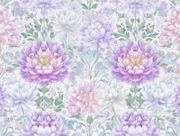 Blossoming Meadow Serenity wallpaper