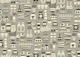 retro kitchen - monochrome taupe grey