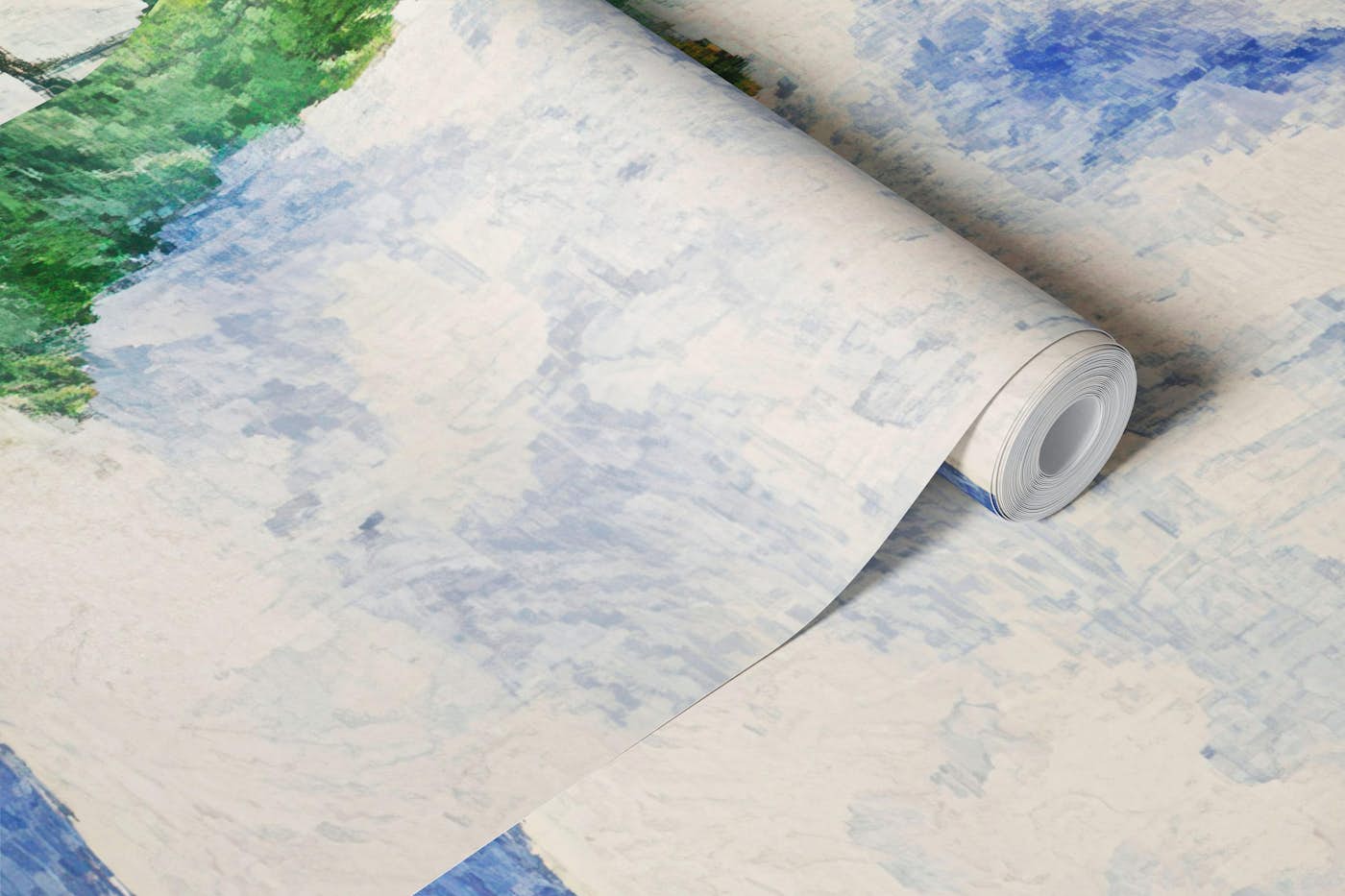 Mediterranean Breeze Scene wallpaper roll