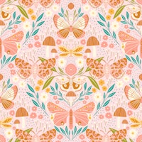 Floral Butterfly Dream tapete