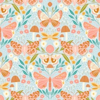 Whimsical Butterfly Meadow tapete