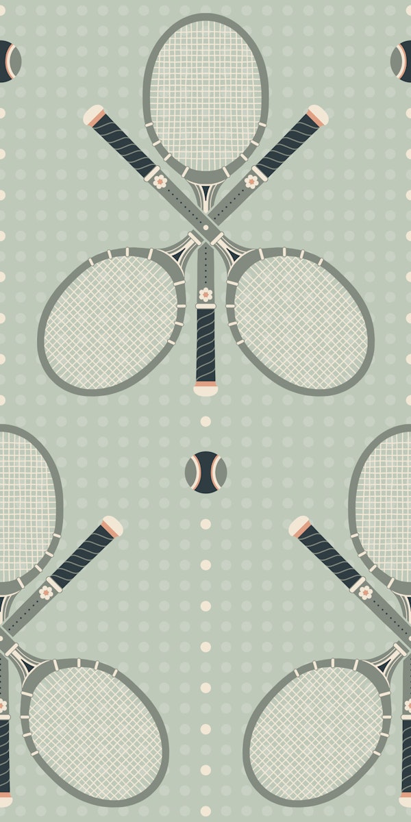 Triples Tennis - Vintage Gray 2
