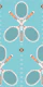 Triples Tennis - Retro Blue Orange