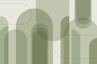 Calm Curves in Olive Green wallpaper