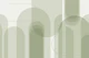 Calm Curves in Olive Green