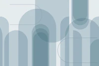 Calm Curves Denim Blue wallpaper