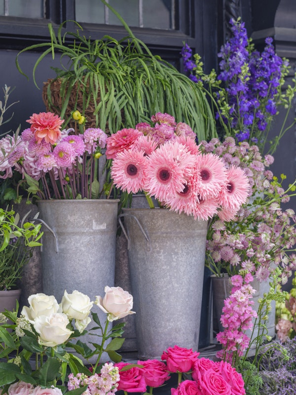 Rustic Flower Shop Display