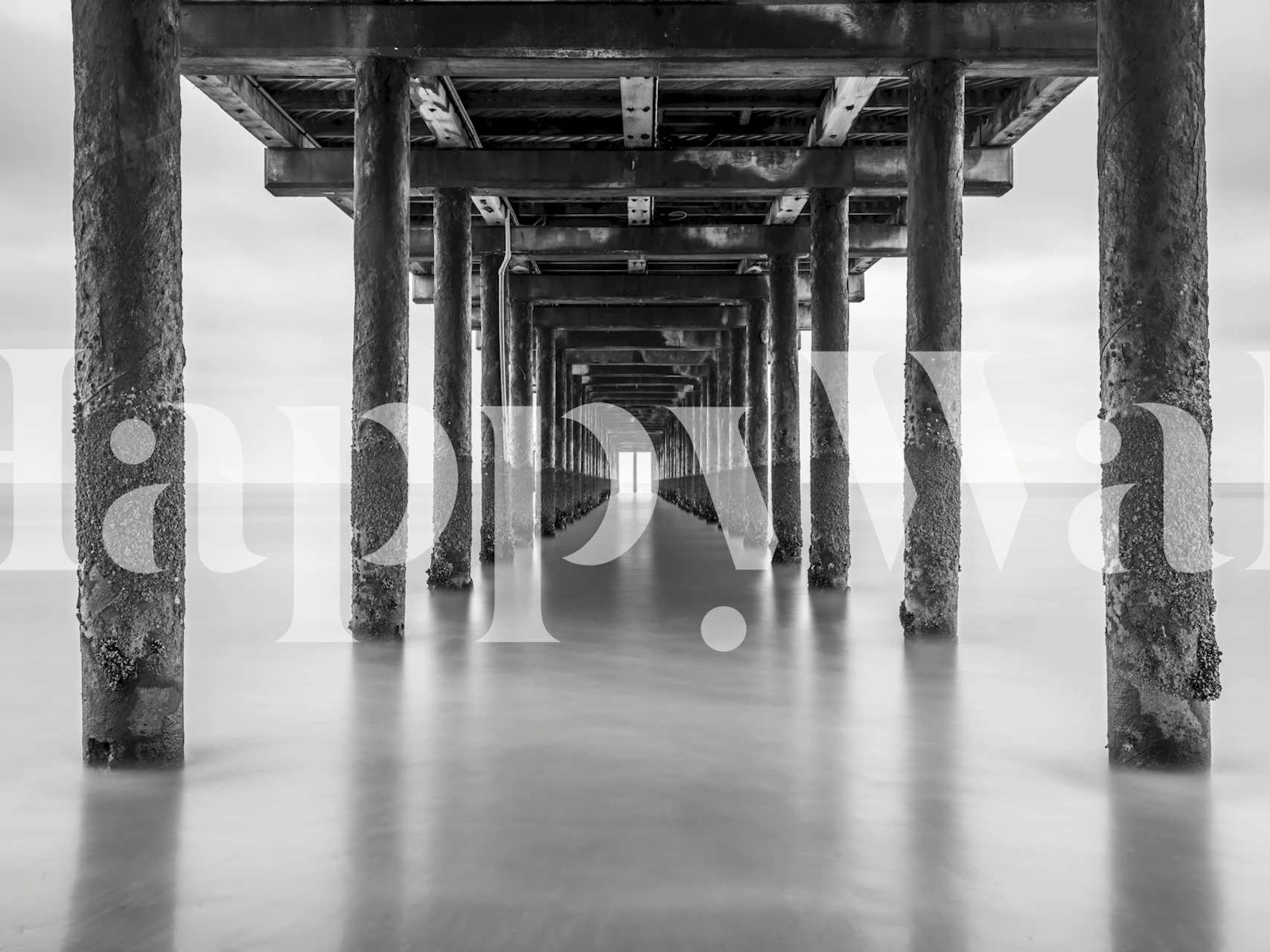 Design carta da parati Pillars Under a Pier