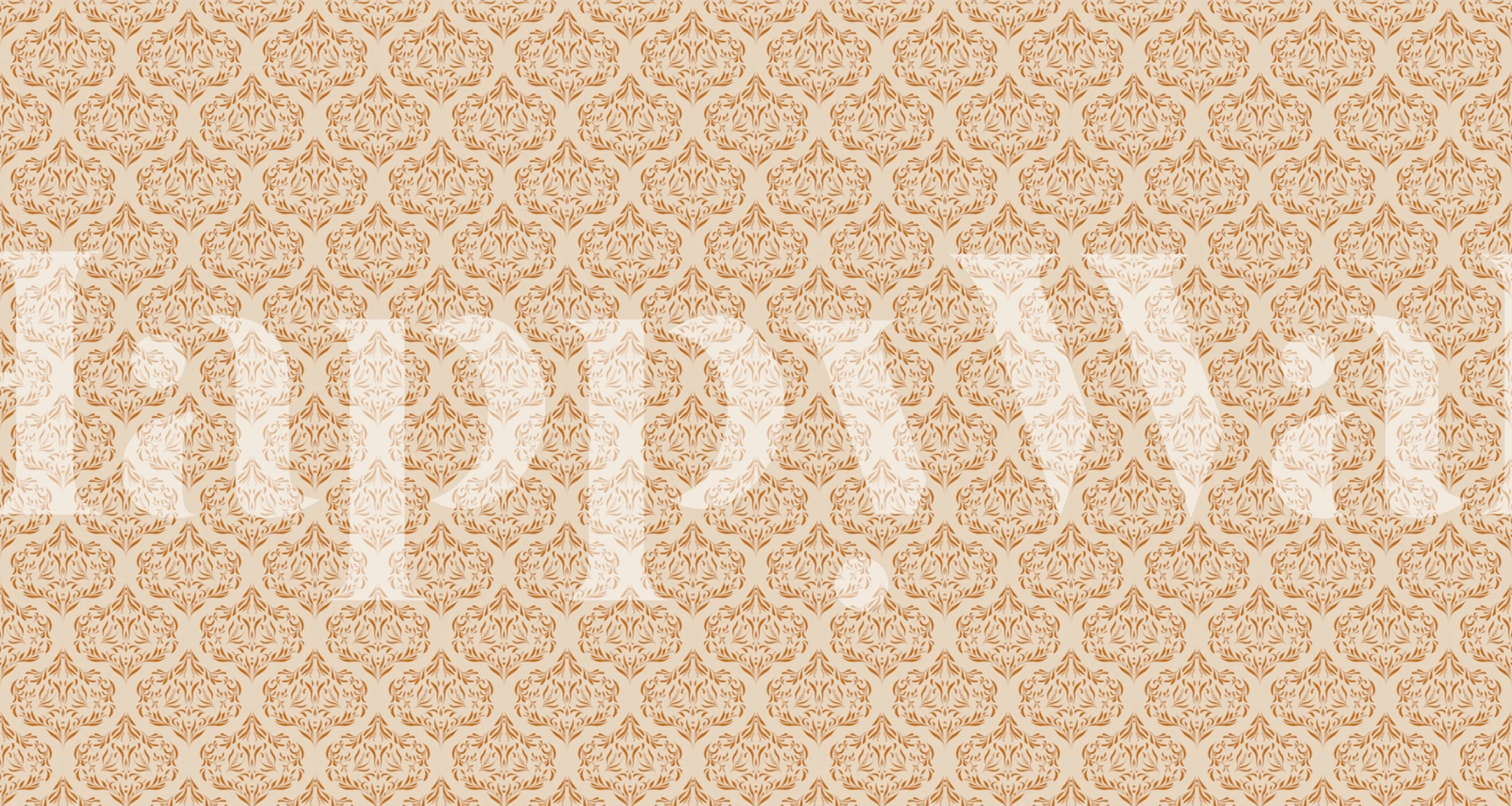 Tapeta Orange Vintage Vine u sobi