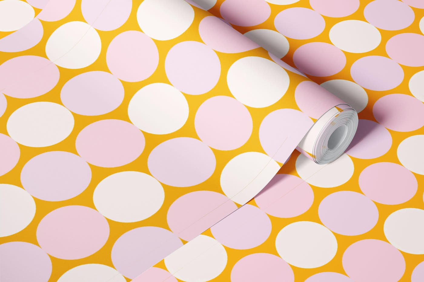 Playful Pastel Dots wallpaper roll