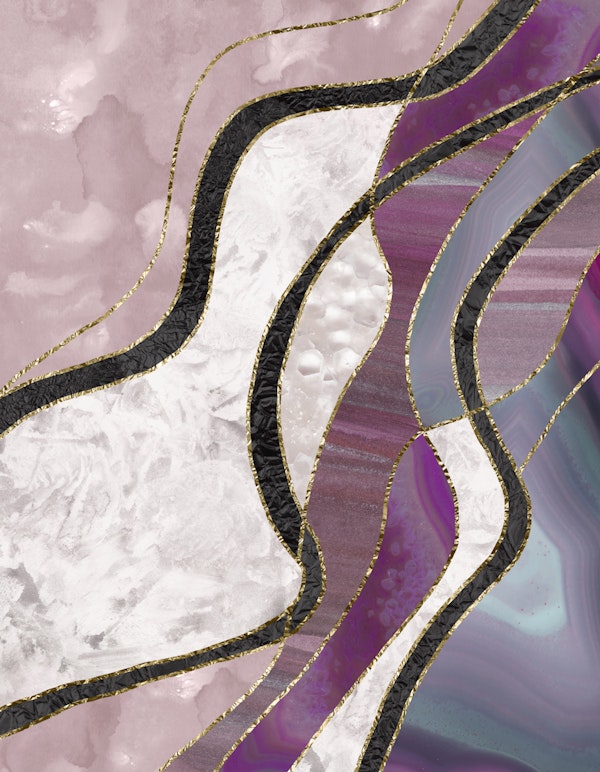 Marble Agate Gold Glam 1