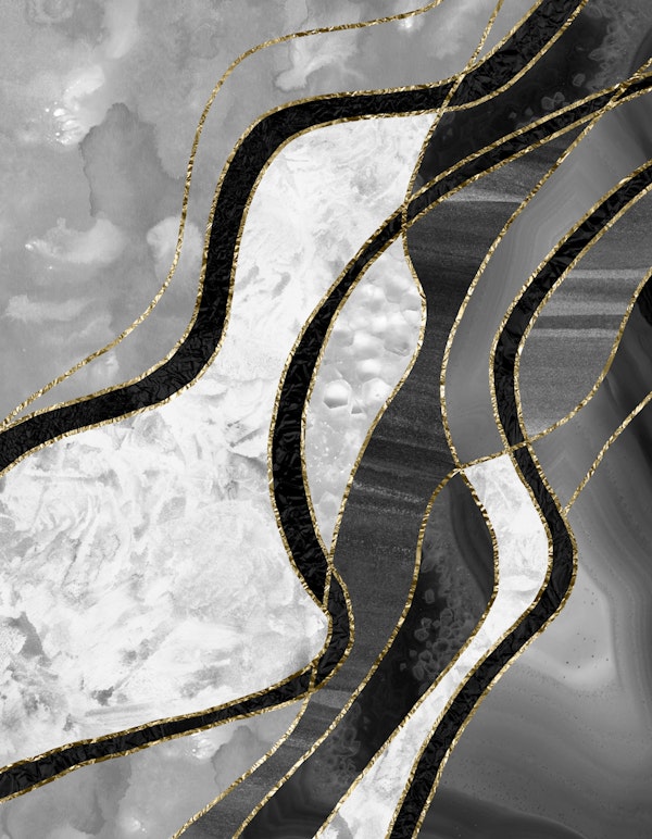 Marble Agate Gold Glam 2